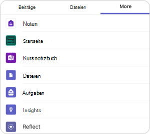 Navigieren Sie zur Reflect-App auf Ihrem Gerät, um Antworten zu sammeln.