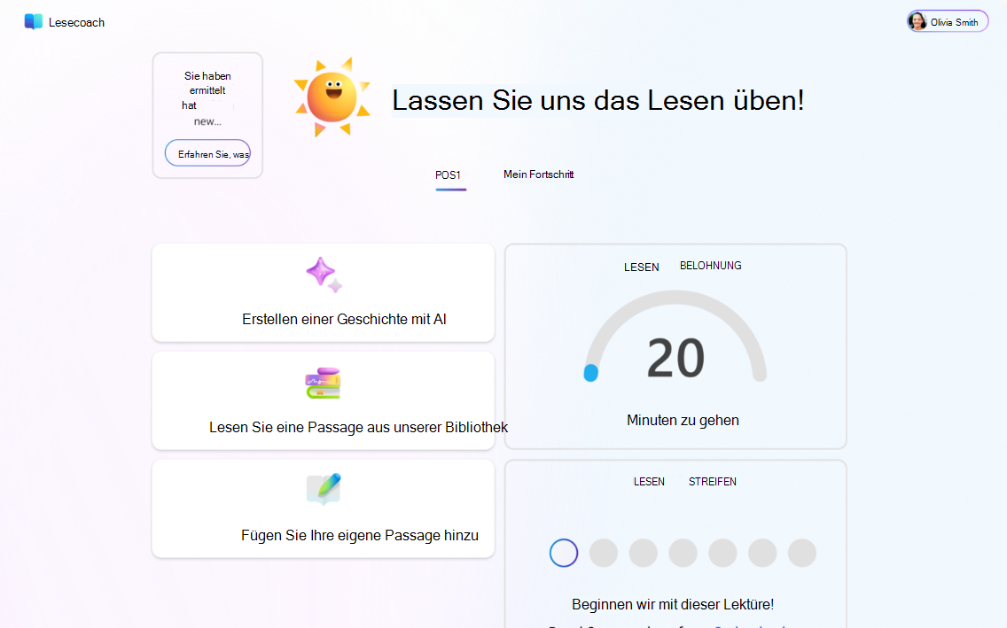 Leseübung