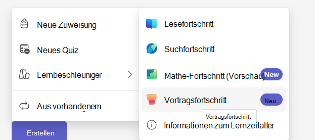 Screenshot des Vortragsfortschritts.