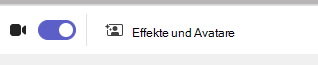 Screenshot von Effekten und Avataren.