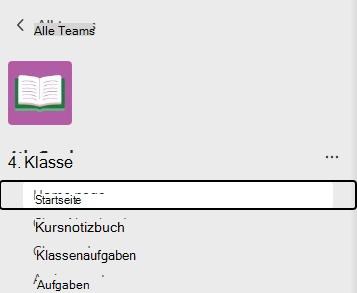 Screenshot der Startseite.