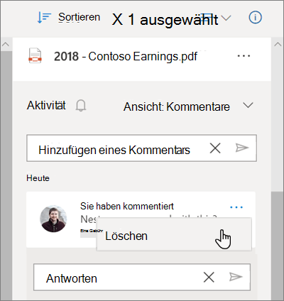 Der Bereich 