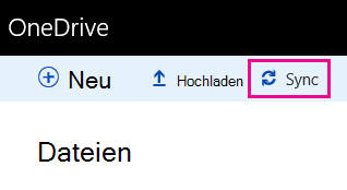 Die Schaltfläche 