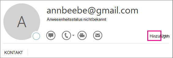 Wählen Sie Hinzufügen aus.