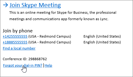 SFB An Skype-Besprechung teilnehmen