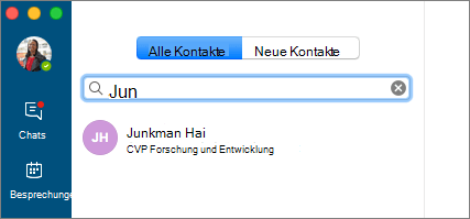 Screenshot der Registerkarte 
