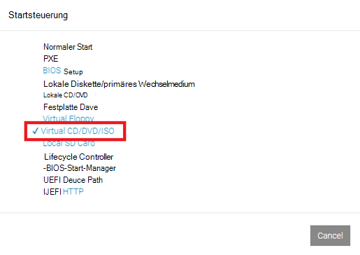 Screenshot des Fensters 