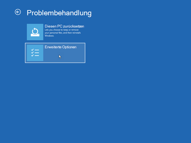 Problembehandlung
