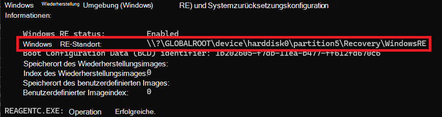 REAgentC Information Command