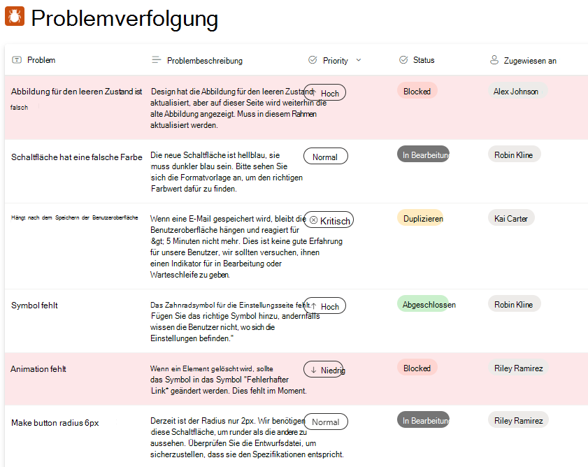 Erstellen einer neuen Issue Tracker-Vorschauumgebung