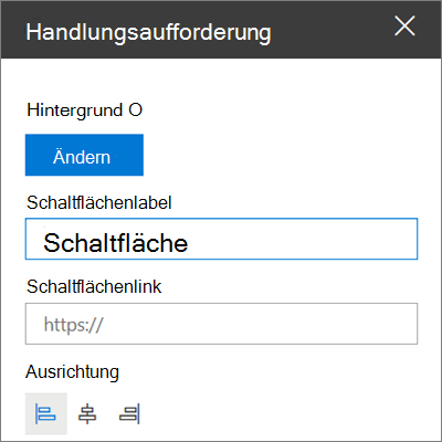 Die Toolbox für das Webpart 