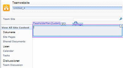 Hinzufügen von Seiten zu SharePoint Designer 2010