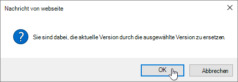 Bestätigungsdialogfeld 