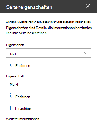 Webpartbereich 