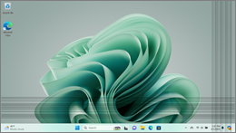 Zeigt vertikale und horizontale Linien an, die durch einen Surface-Bildschirm verlaufen.