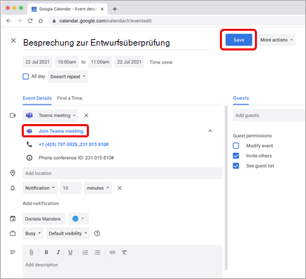 Detailansicht