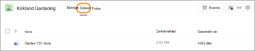 Screenshot: Registerkarte 