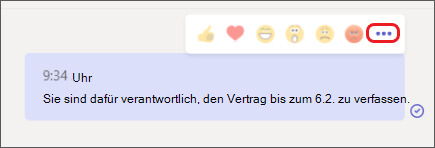 Realistische Nachricht mit hervorgehobenem Menü 