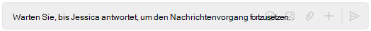 Chat: Warten auf Antwort