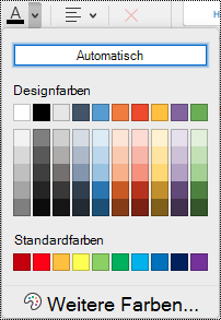 Dropdownmenü 