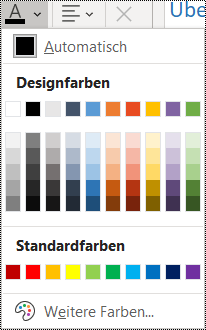 Screenshot der Option 