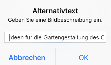Outlook für iOS-Menü 
