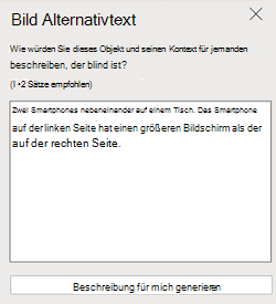 Der Bereich 