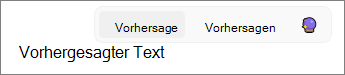 Textvorhersage in Outlook in Windows 11 aktiviert.