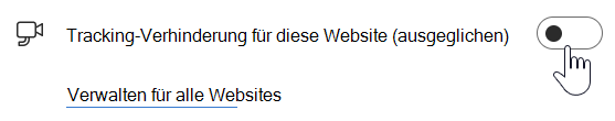 Edge hat Sicherheit hinzugefügt, Whitelist Clipchamp 3