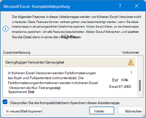 Verwenden von Fix zum Beheben von Kompatibilitätsproblemen