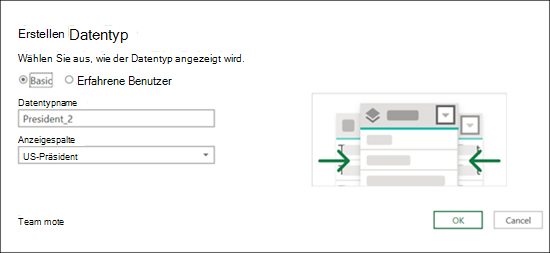 Datentyp erstellen