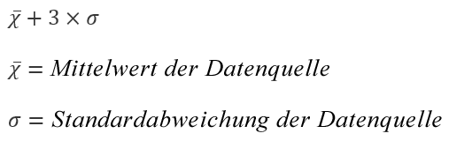 Formel für Option 