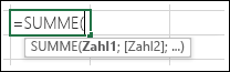 SUM function