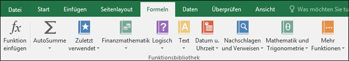Die Registerkarte 