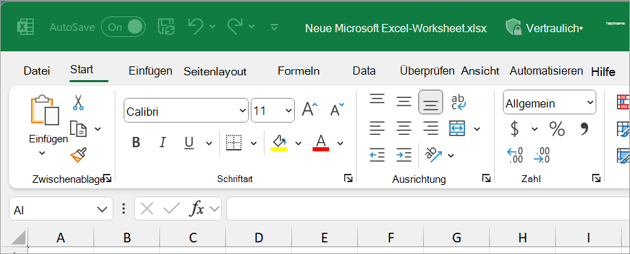 Neue Excel-Datei