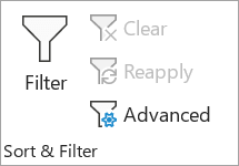 Filter Erweitert
