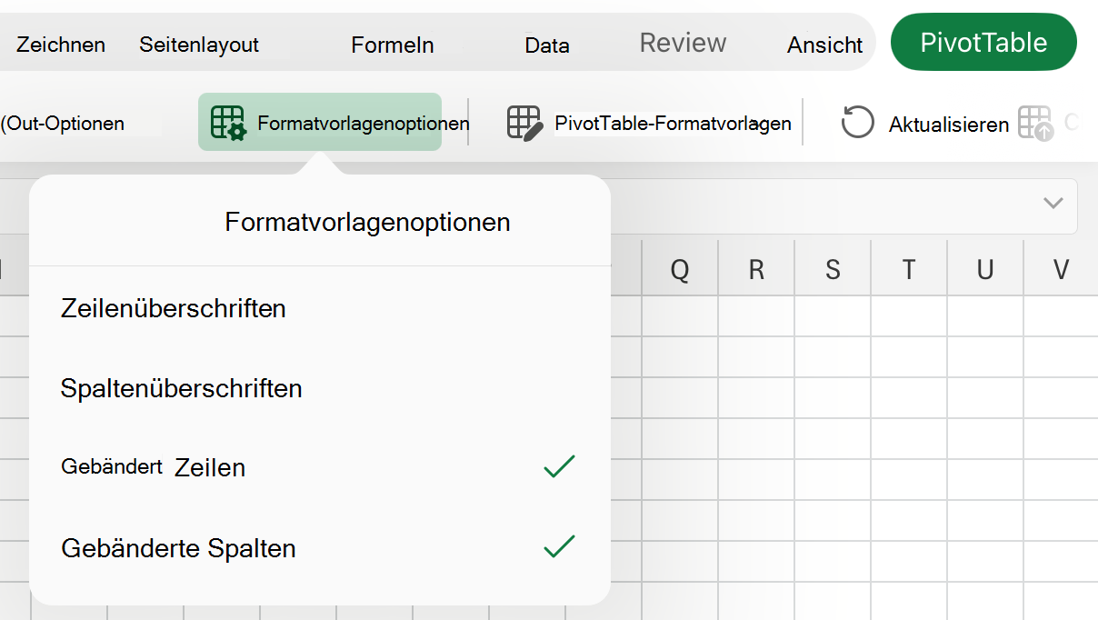 Dropdownmenü 