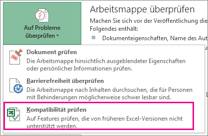 Kompatibilität prüfen