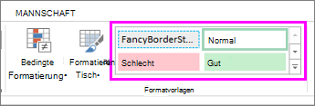 Zellenformatkatalog