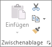 Gruppe „Zwischenablage“ auf der Registerkarte „Start“