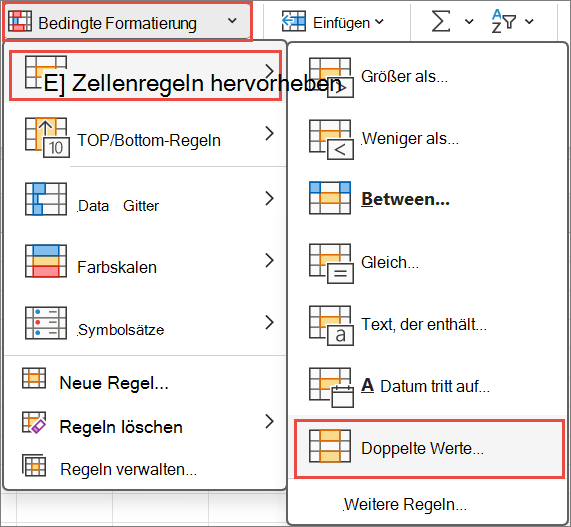 Schnellformatierung