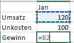 Zelle auswählen