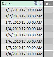 Datumsspalte in Power Pivot