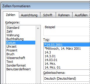 Format Cells dialog box
