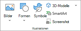 Screenshot, der die Gruppe 