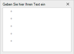 Hinzufügen von Text zur SmartArt-Grafik im zugehörigen Text-Editor auf der linken Seite