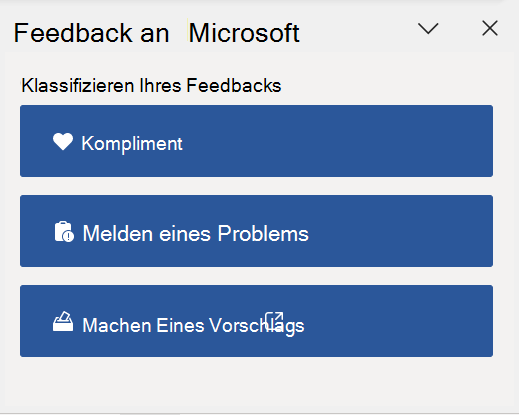 Feedbackbereich in Word