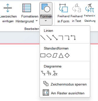 Verwenden der Shapes-Bibliothek zum Zeichnen einer Form