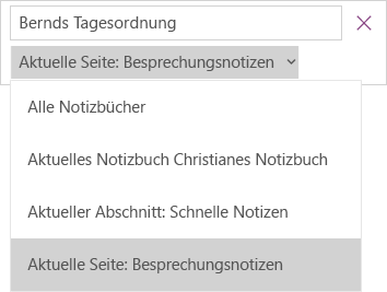 Dropdownliste 