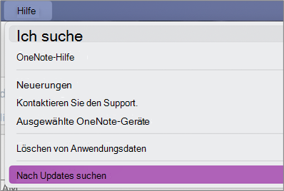 Überprüfen auf Updates